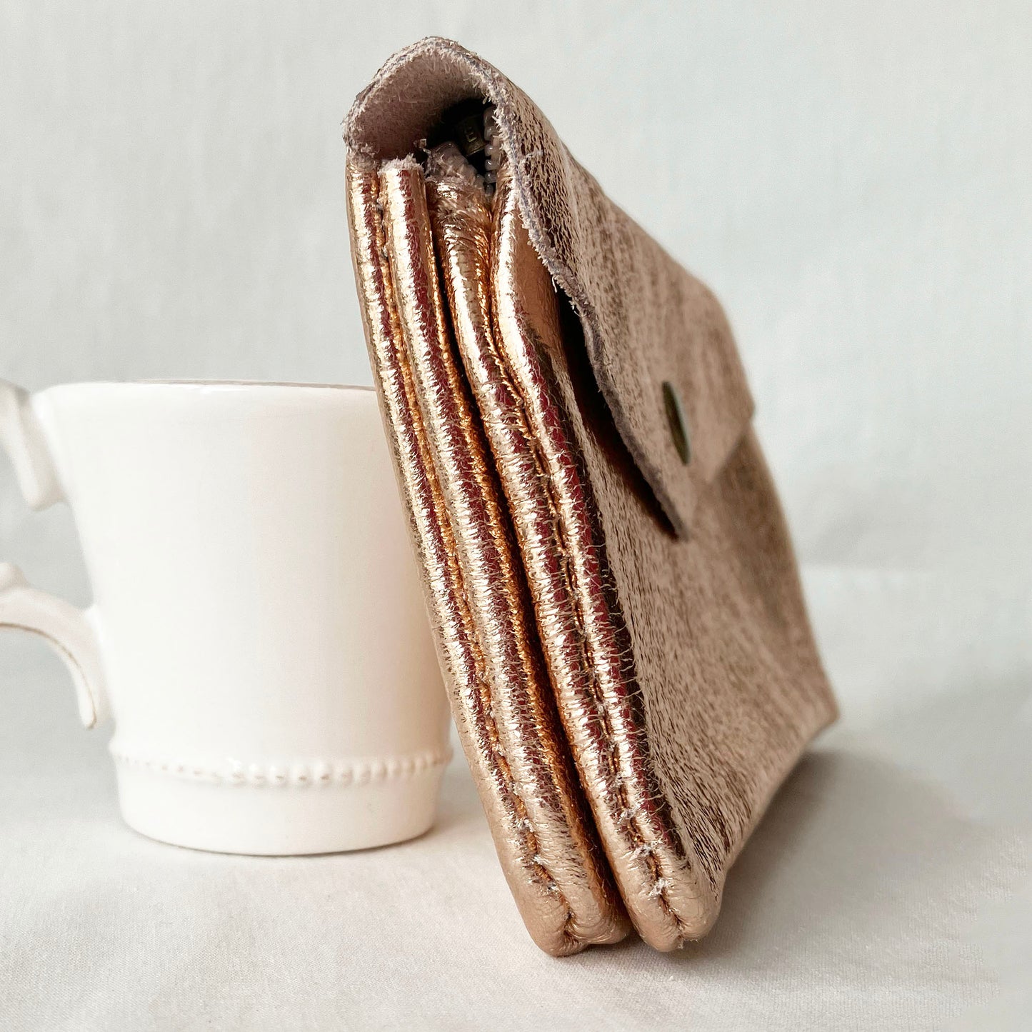 MAISON FANLI /PORTE MANNAIE PETIT レザー財布 スモール ピンク