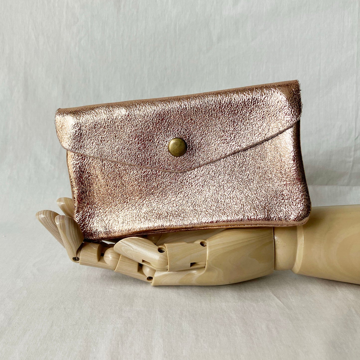 MAISON FANLI /PORTE MANNAIE PETIT レザー財布 スモール ピンク