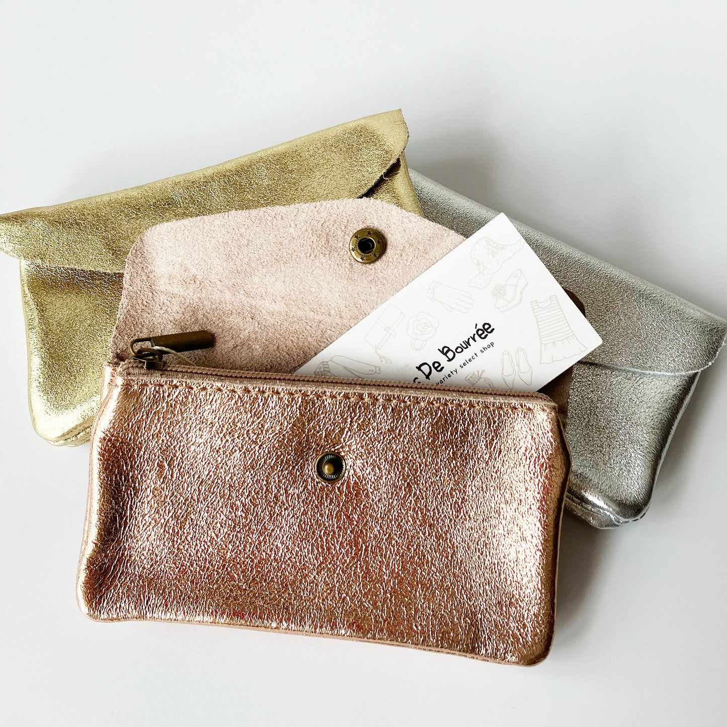 MAISON FANLI /PORTE MANNAIE PETIT レザー財布 スモール ピンク